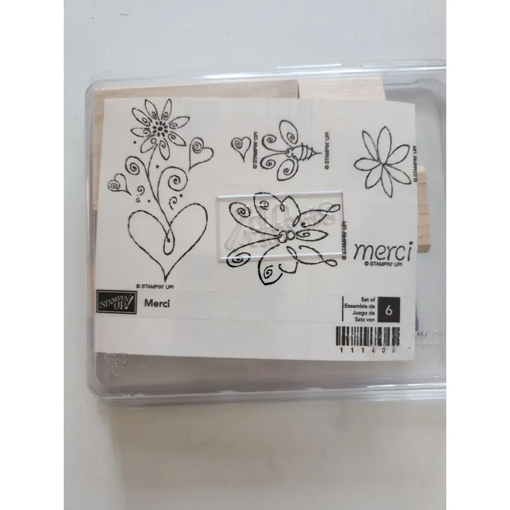 Stampin' Up! Merci / Whimsical Garden Stamp Set B24